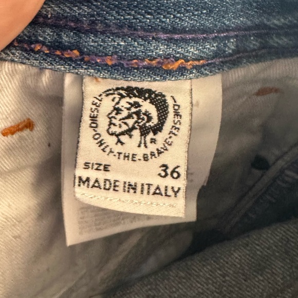 Diesel Men’s Y2K Bootcut Jeans Distressed Details size 36 - Picture 2 of 8